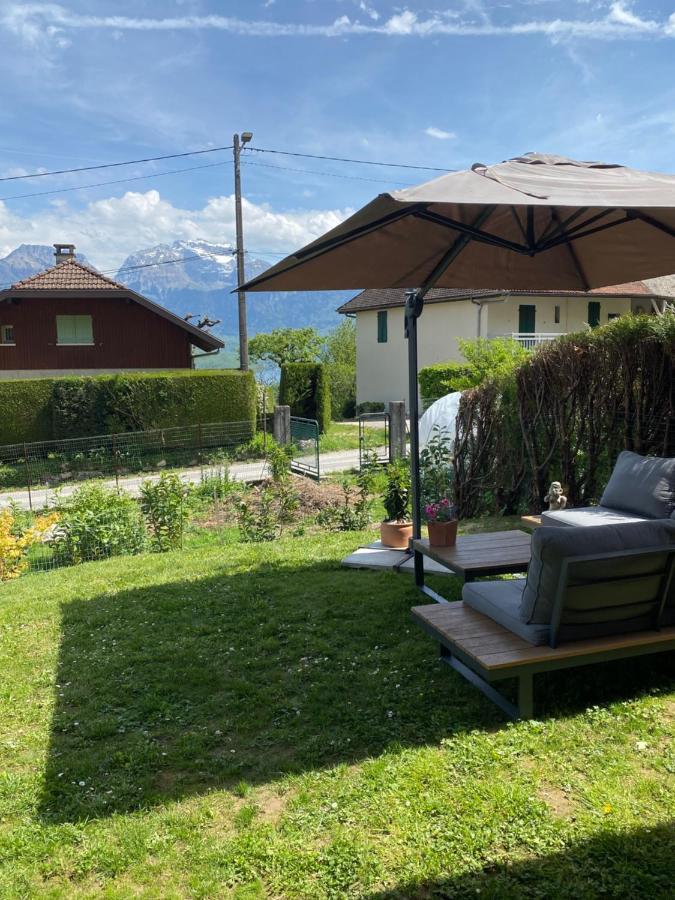 Appartement Au Calme Avec Vue Sur Les Montagnes. Sévrier Exteriér fotografie