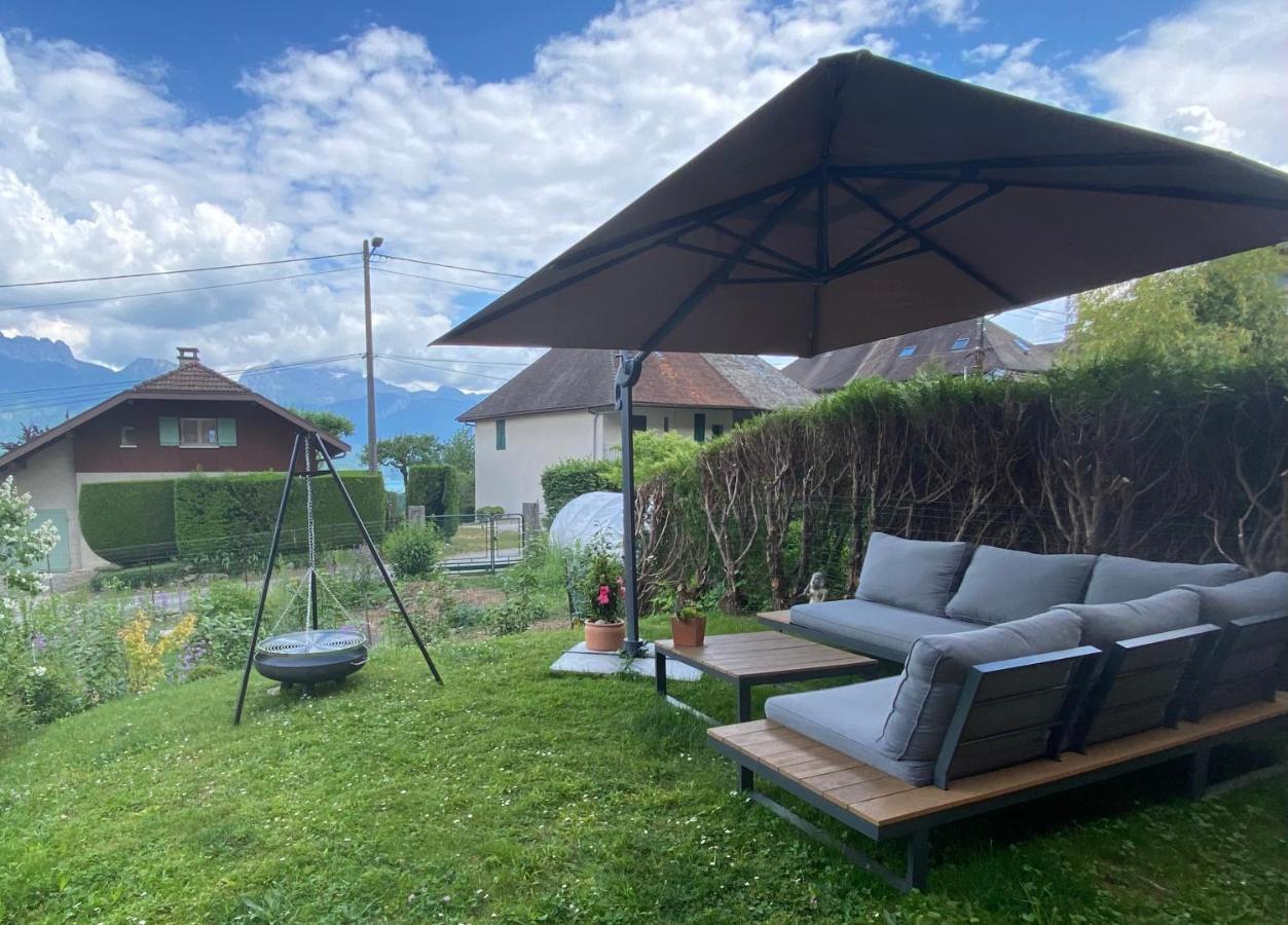 Appartement Au Calme Avec Vue Sur Les Montagnes. Sévrier Exteriér fotografie